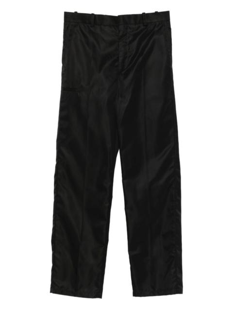 pocket straight trousers
