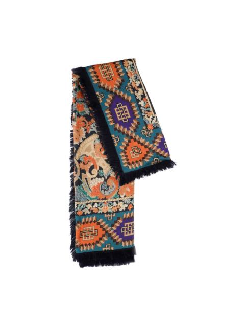 Alopie printed scarf