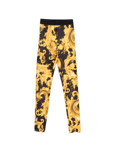 Barocco-print leggings