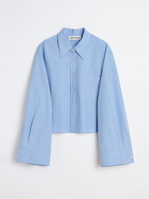 Balloon Shirt Micro Chip Check Super Poplin