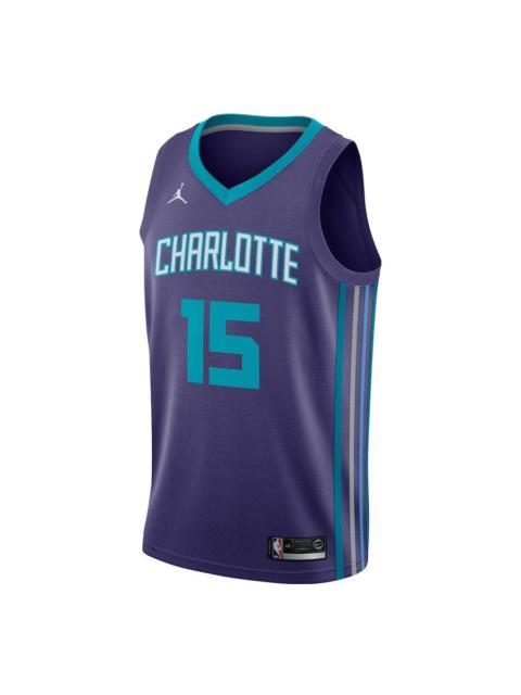 Air Jordan x NBA Statement Edition Kemba Walker Jerseys 'Purple' 877199-566