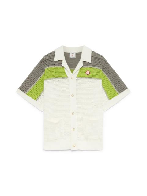 Stripe Crochet Shirt