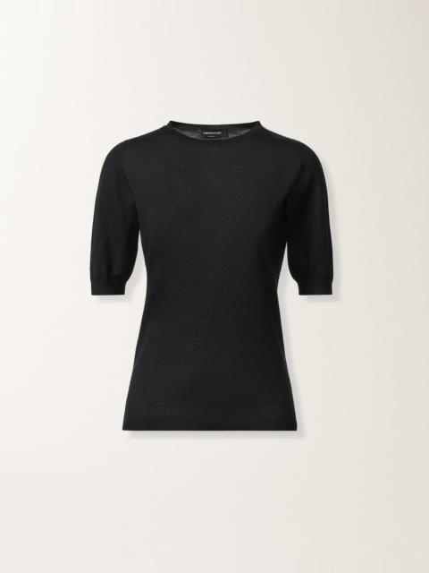 Cashmere and silk sweater