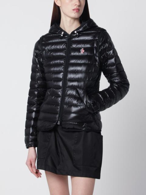 Karura short transformable down jacket black