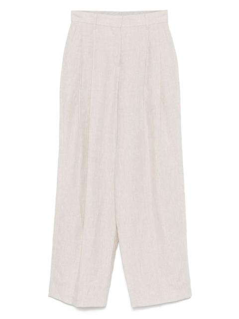 linen trousers