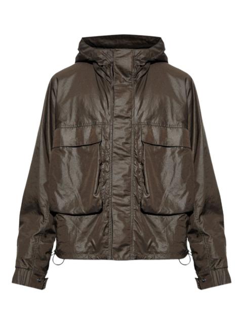 hooded pocket jacket