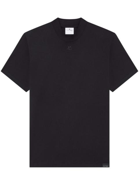 Volcano logo-appliqué cotton T-shirt