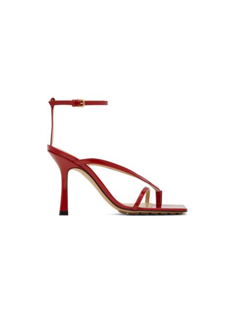 Red Stretch Strap Sandal