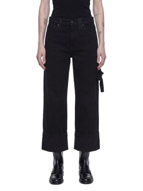Cropped Straight Leg Jeans