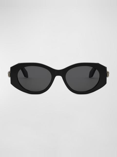 Serpenti Oval Sunglasses