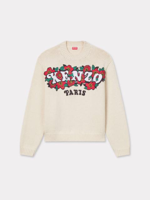 'KENZO VERDY MARKET' embroidered jumper in wool and cotton