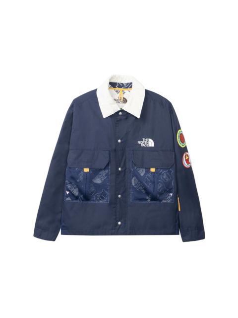 The North Face x Brain Dead 76 Oversized Mountain Chore Coat Navy