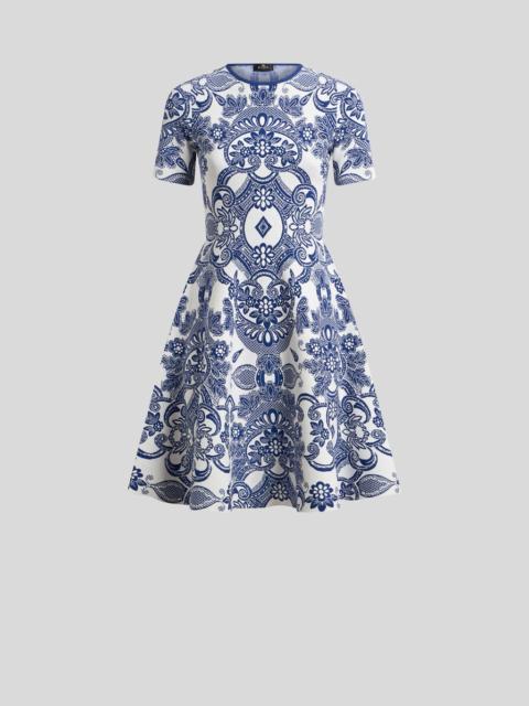 MINI KNIT JACQUARD DRESS