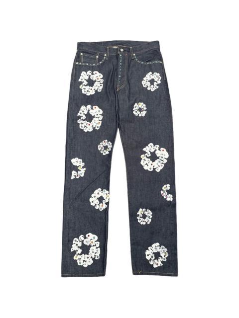 rhinestone-embellished jeans