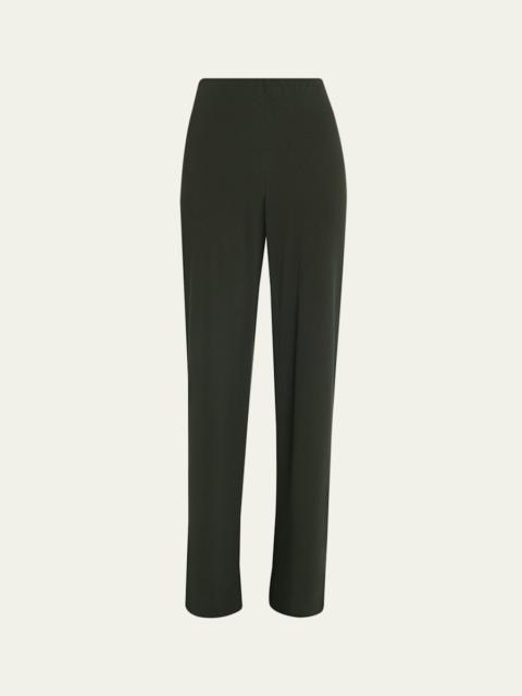 High-Waist Wide-Leg Bias Pants