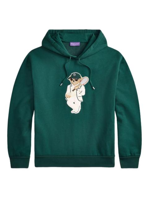 embroidered-bear hoodie