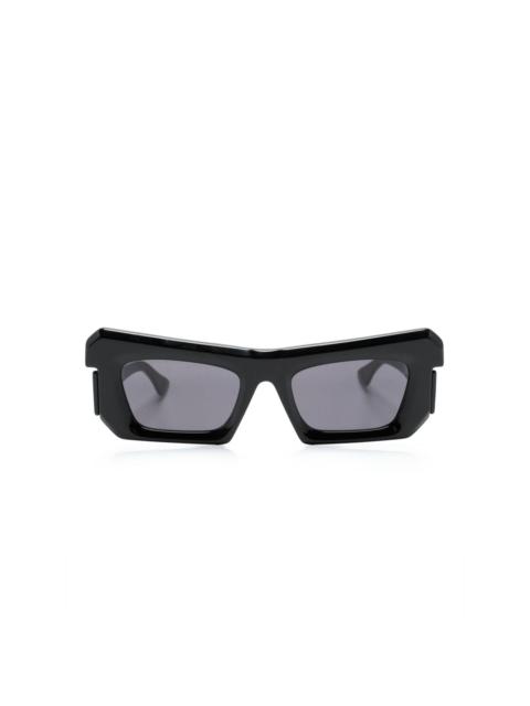 P2 rectangle-frame sunglasses