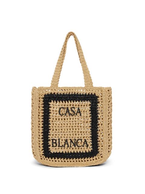 Natural Raffia Tote