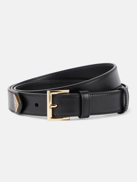 Leather belt