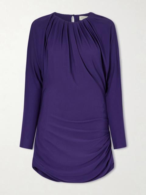 Rickie Ruched Jersey Mini Dress