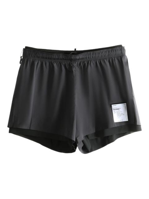 elasticated-waistband shorts