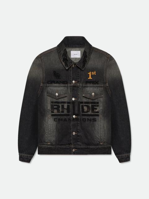 TIRE DENIM TRUCKER JACKET