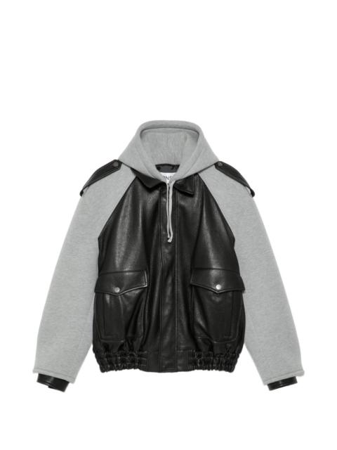 hybrid bomber jacket
