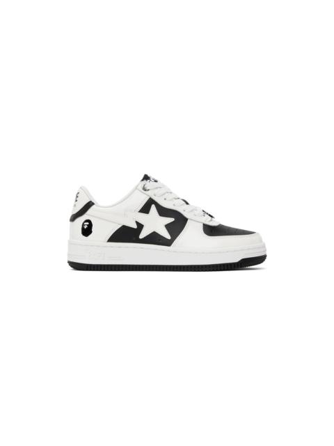 White & Black STA #6 Sneakers