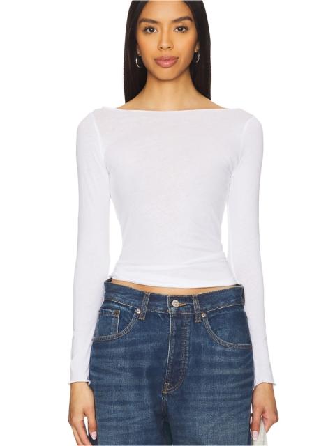 Boatneck Long Sleeve Tee