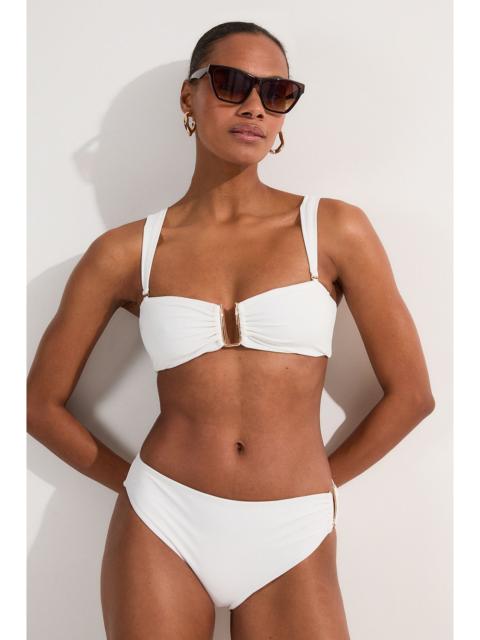 Bikini Bottoms With Gold Trim