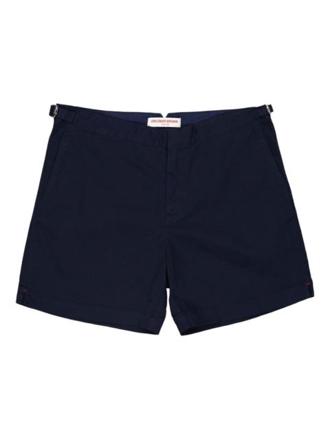buckle-fastening cotton shorts