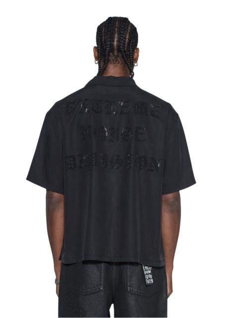 END DINER SS SHIRT SATIN BLACK