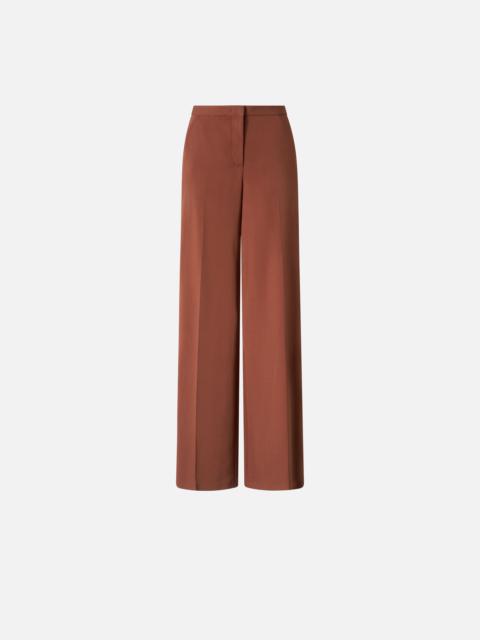 SPECIAL-OCCASION WIDE-LEG CADY TROUSERS