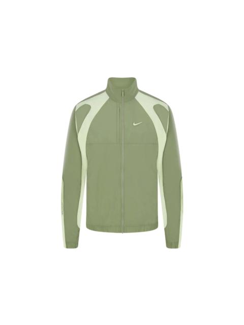 Nike x NOCTA Northstar Nylon Track Jacket Oil Green/Light Liquid Lime
