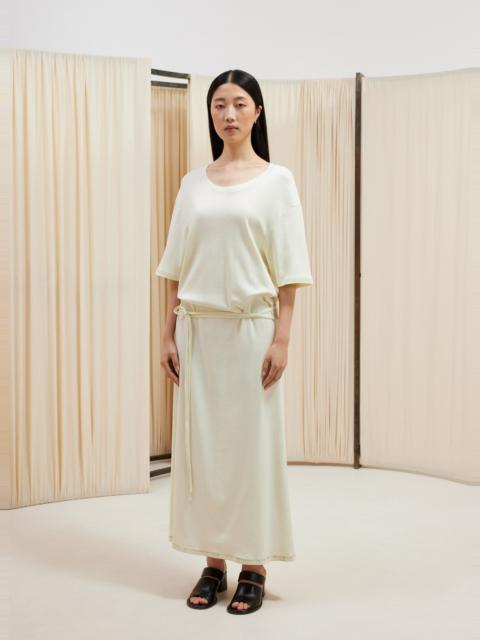 BELTED RIB T-SHIRT DRESS