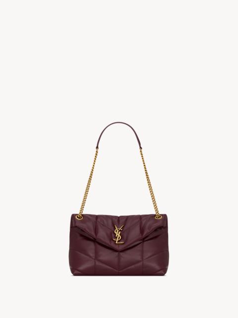 PUFFER SMALL IN SHINY LEATHER