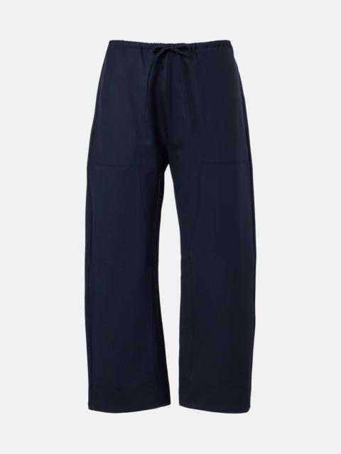 Jane wool-blend wide-leg pants