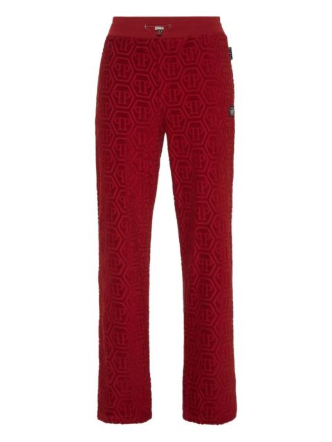 jacquard track pants