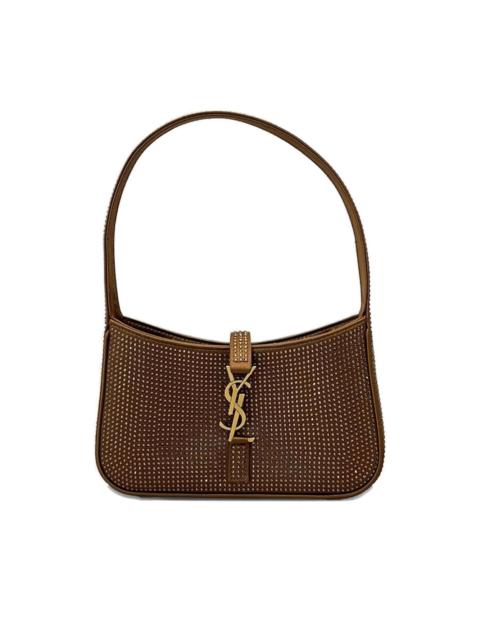 embellished logo shoulder bag