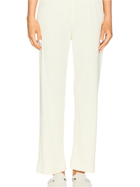 Pointelle Simple Cropped Pant