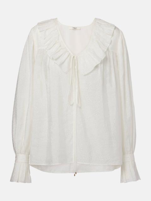Ruffled blouse