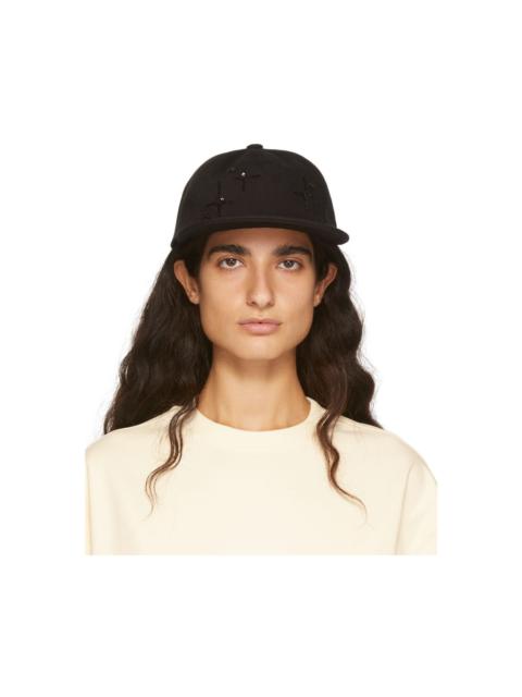 Black Angel Sequin Cap