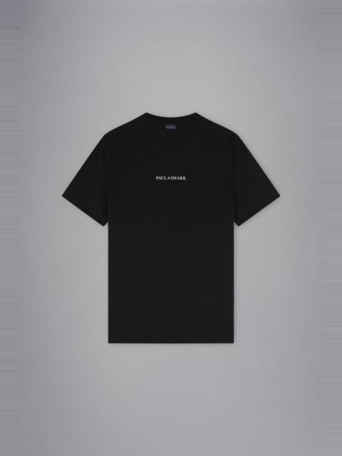 COTTON JERSEY T-SHIRT WITH REFLEX PRINT