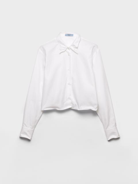 Shapeable cotton shirt