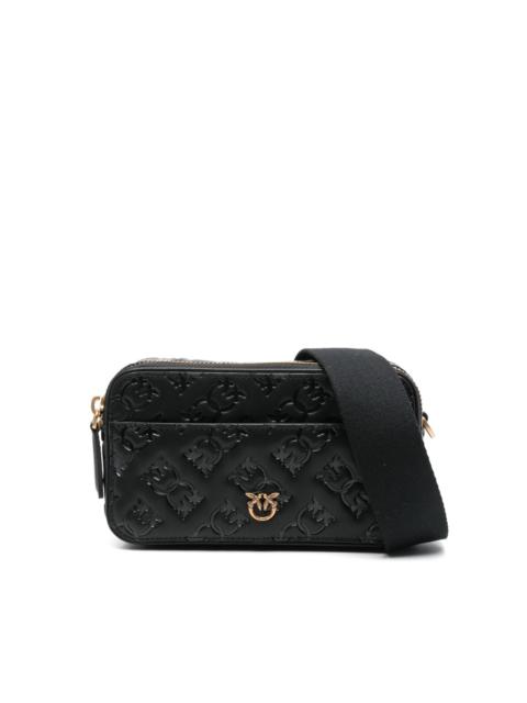 mini logo-debossed cross body bag