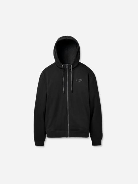 ® Men's Shiloh Full Zip Hoodie Polyester Tops in Black