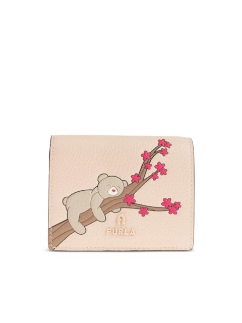 bear-print wallet