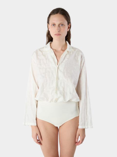 ALLOVER BODY SHIRT / cream