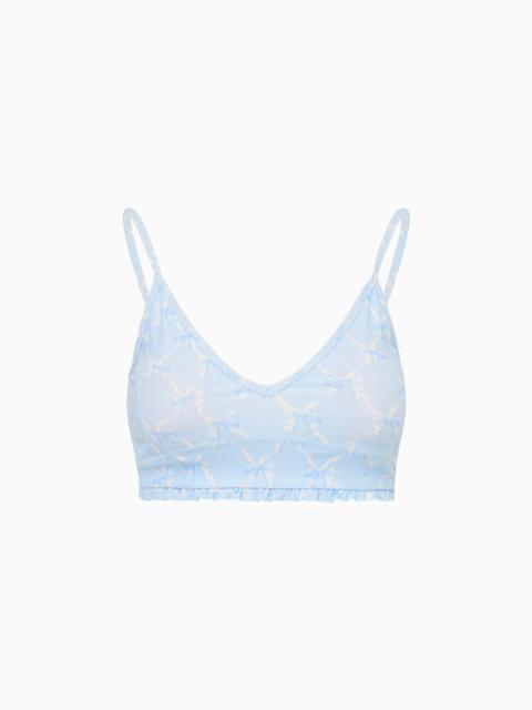 Erza Bow Print Active Bra