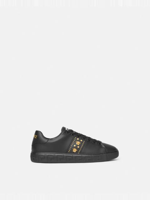 Studded Greca Sneakers